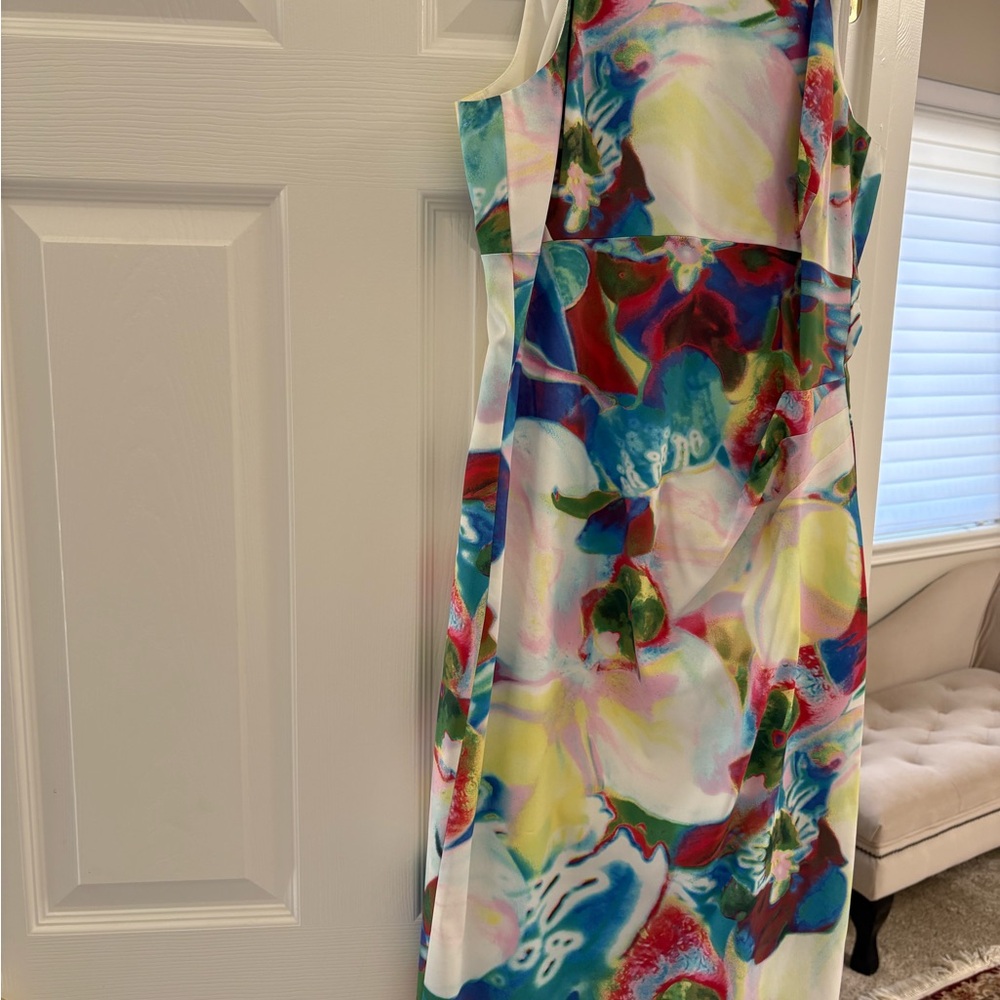 Karen Millen Asymmetrical Dress in Multicolor Floral
